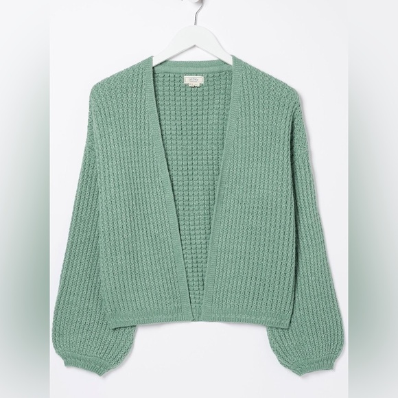 Fat Face Sweaters - Fat Face Mint Green Women's Cardigan